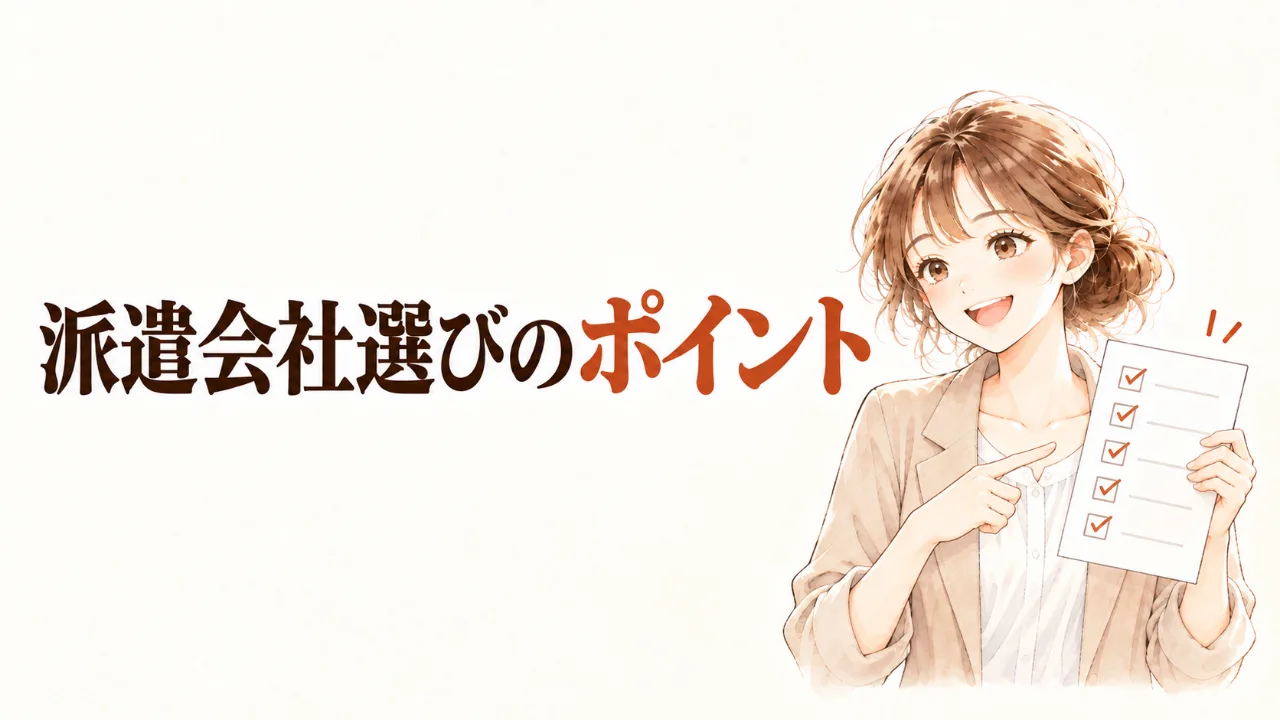 子育てママが派遣会社を選ぶポイント