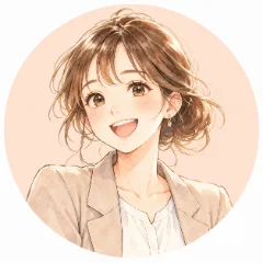書き手のりなぴのイラストアイコン