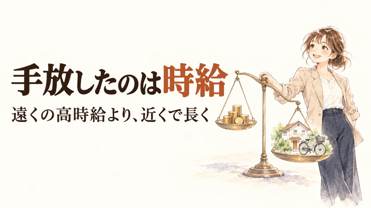 派遣ママが手放した条件は時給 遠くの高時給より近くで長く働く
